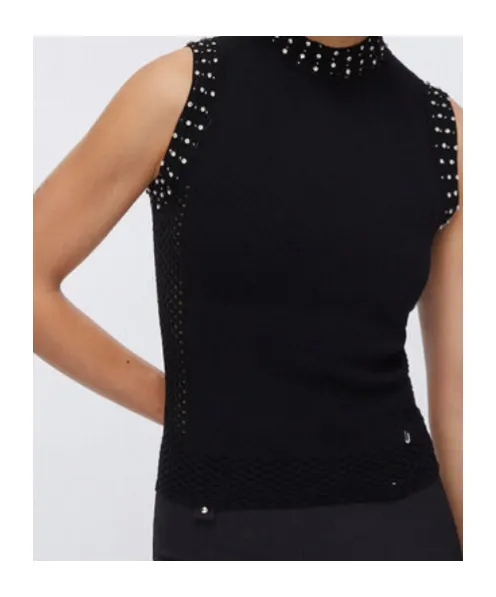 Gilet With Jewel Embroidery
