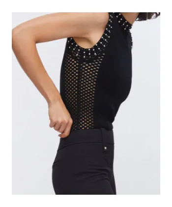 Gilet With Jewel Embroidery