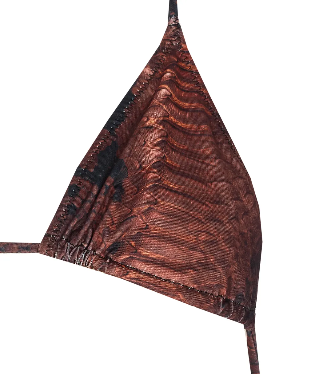 Jean Paul Gaultier Printed Bikini Set