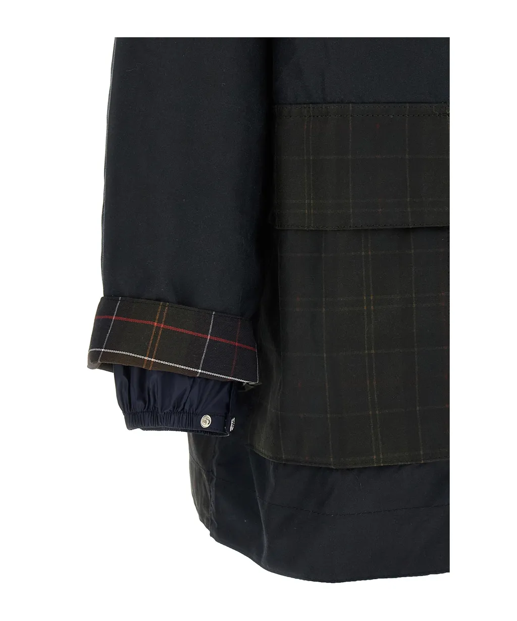 Barbour X Ganni Waxed Duffle Coat