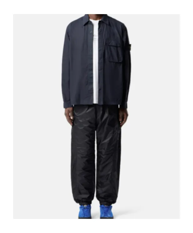 Comfort-Fit Overshirt With Snap Fastening