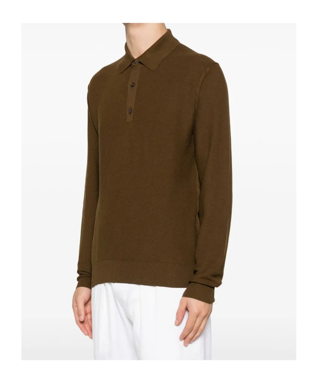 Long-Sleeve Polo Shirt