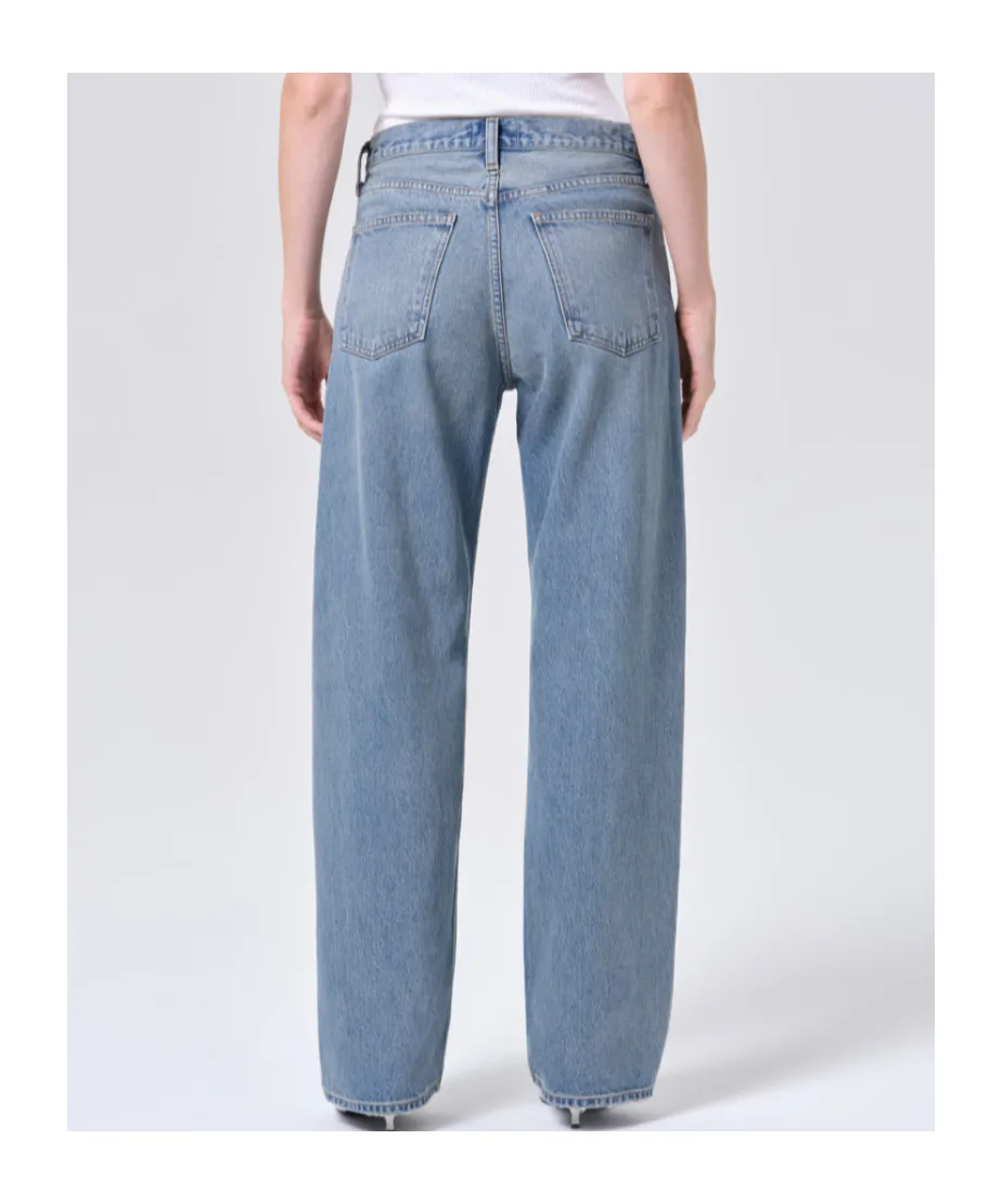 Agolde High-Rise Straight-Leg Jeans