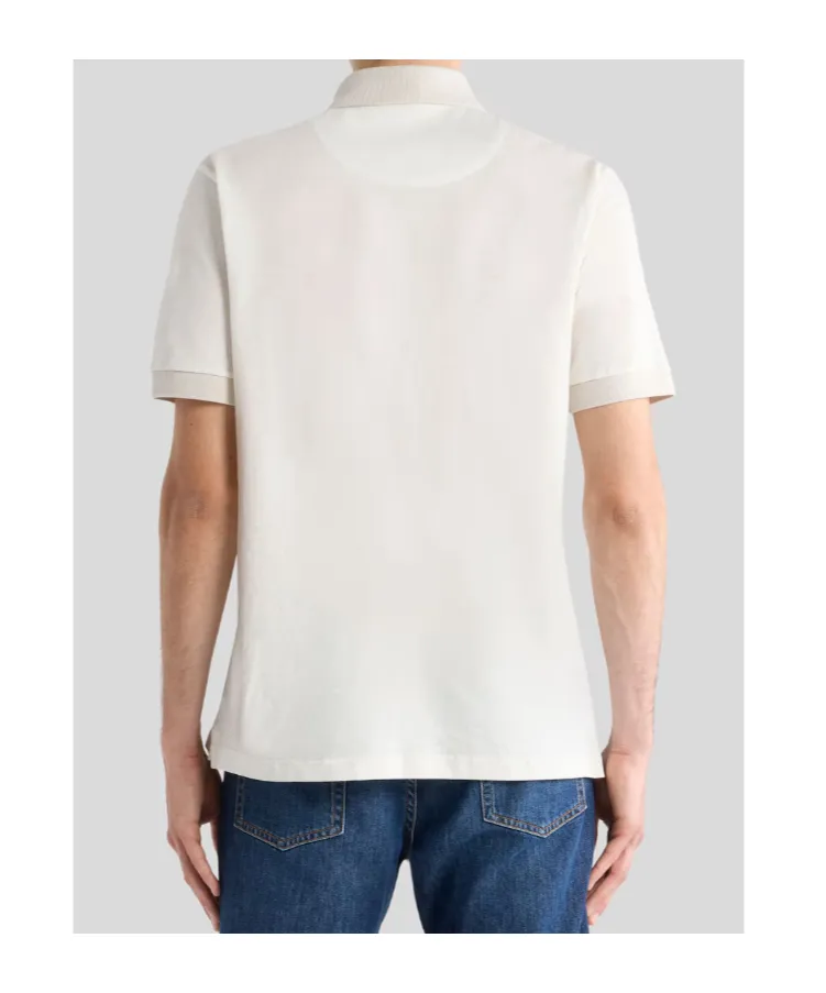Etro Paisley Logo Patch Polo Shirt