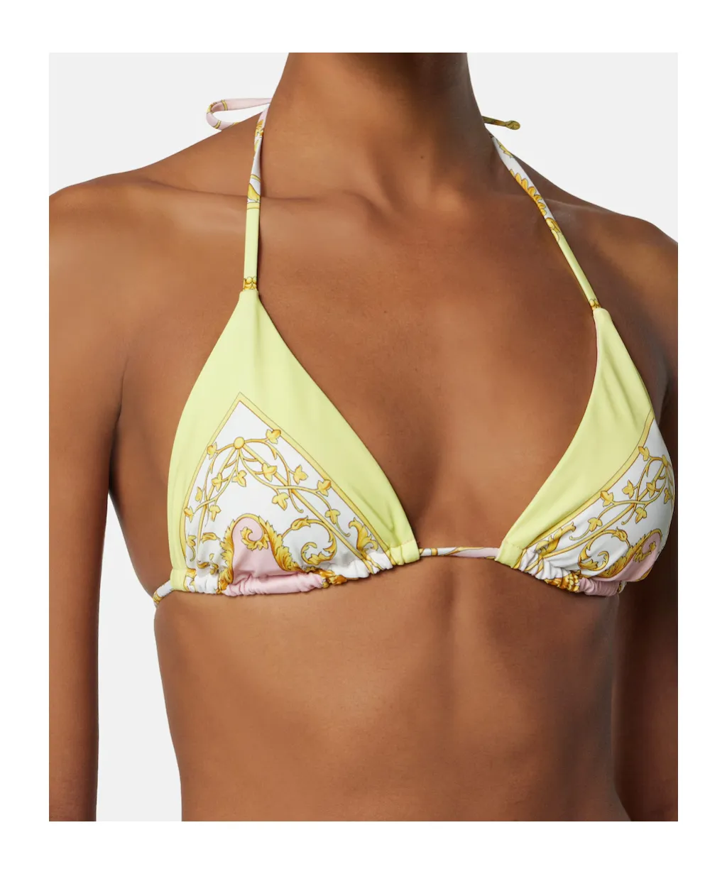 Versace Barocco Bikini Top