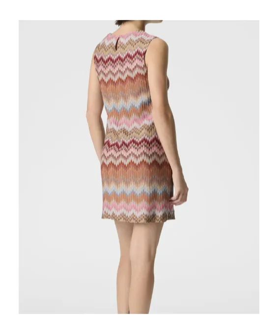 Missoni Sleeveless Chevron Mini Dress
