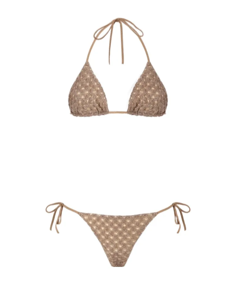 Beaded Triangle Bikini