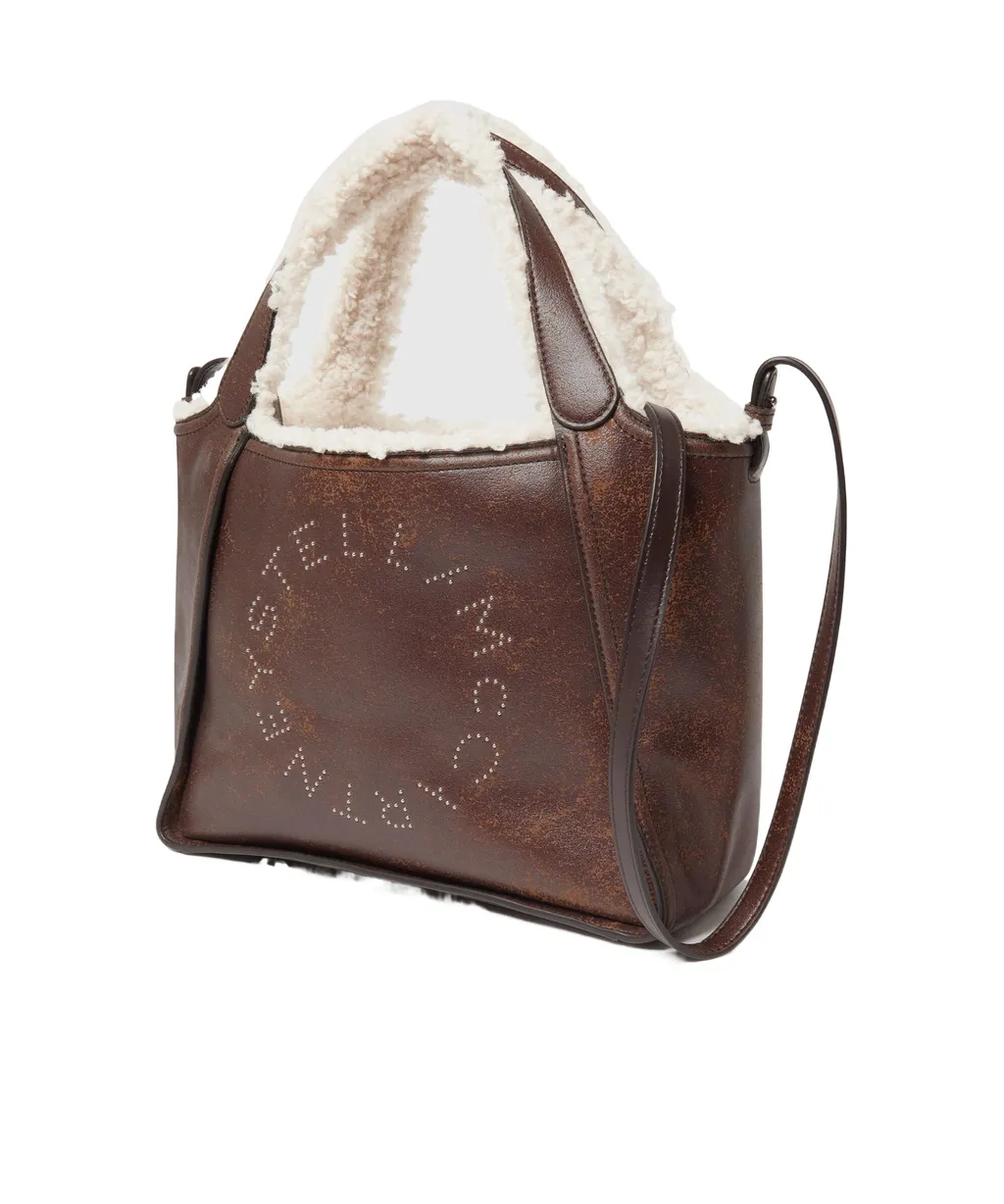 Stella Mccartney Logo Crossbody Tote Bag
