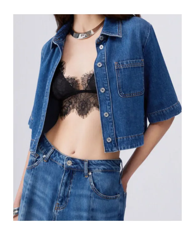 Button Denim Shirt