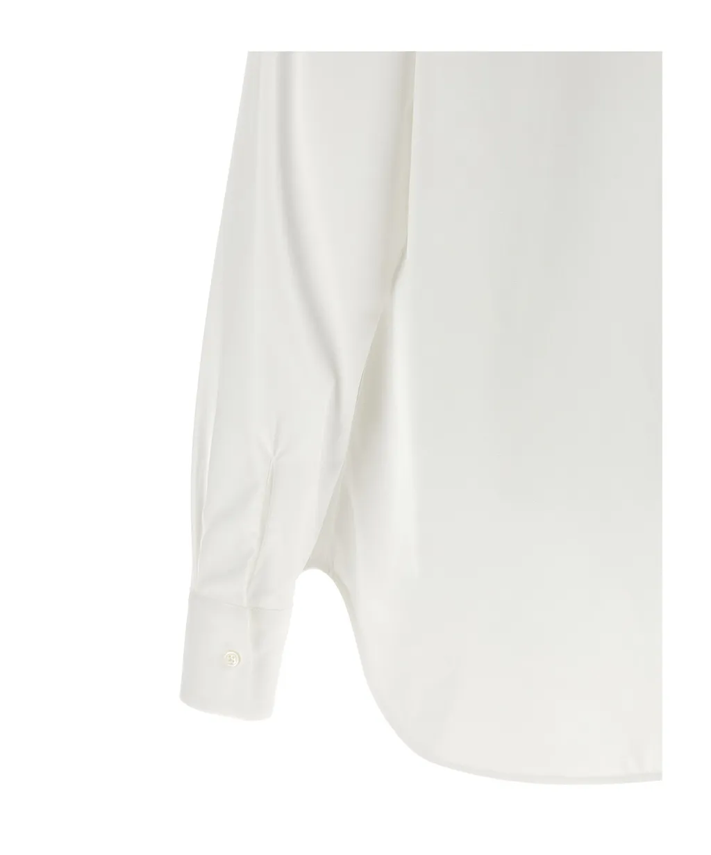 Ermanno Scervino Long Sleeve Embroidery Shirt