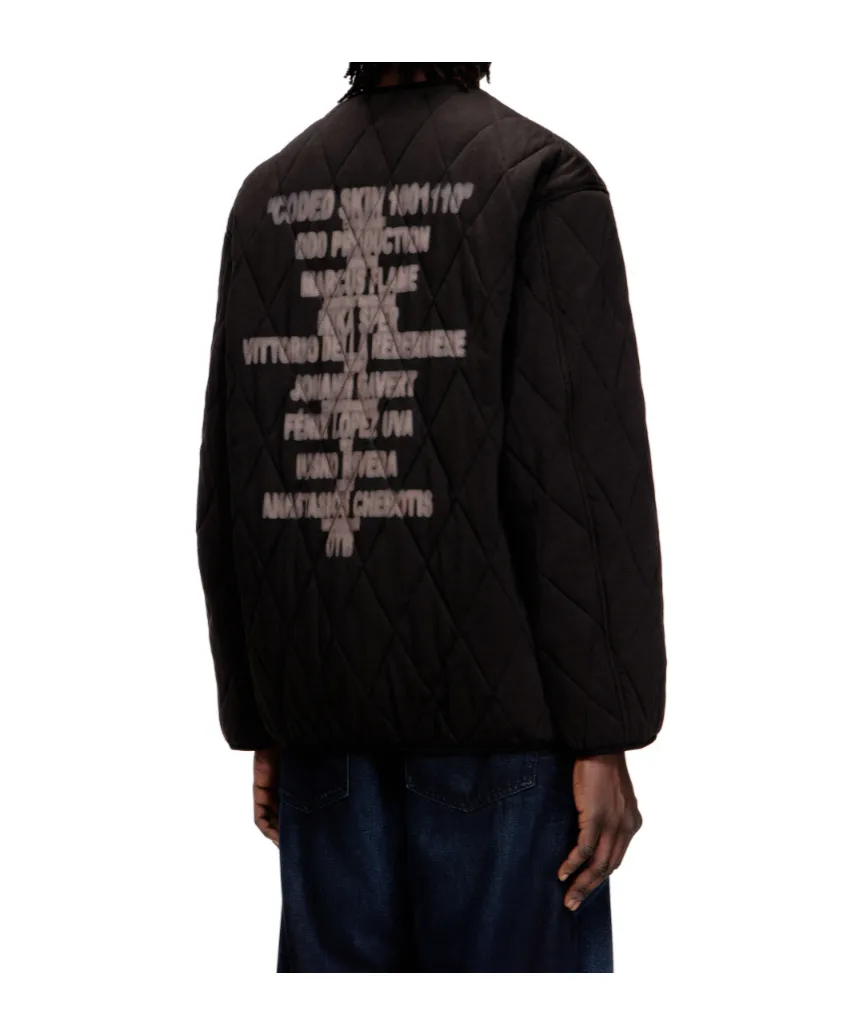 S-Boys Quilted V-Neck Jacket