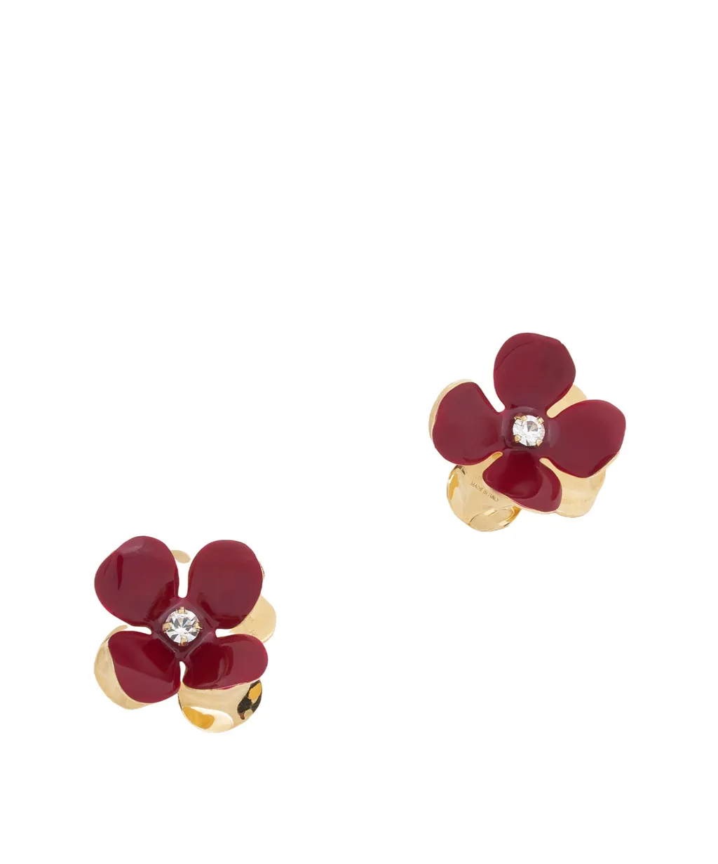 Marni Embellished Floral Motif Earrings