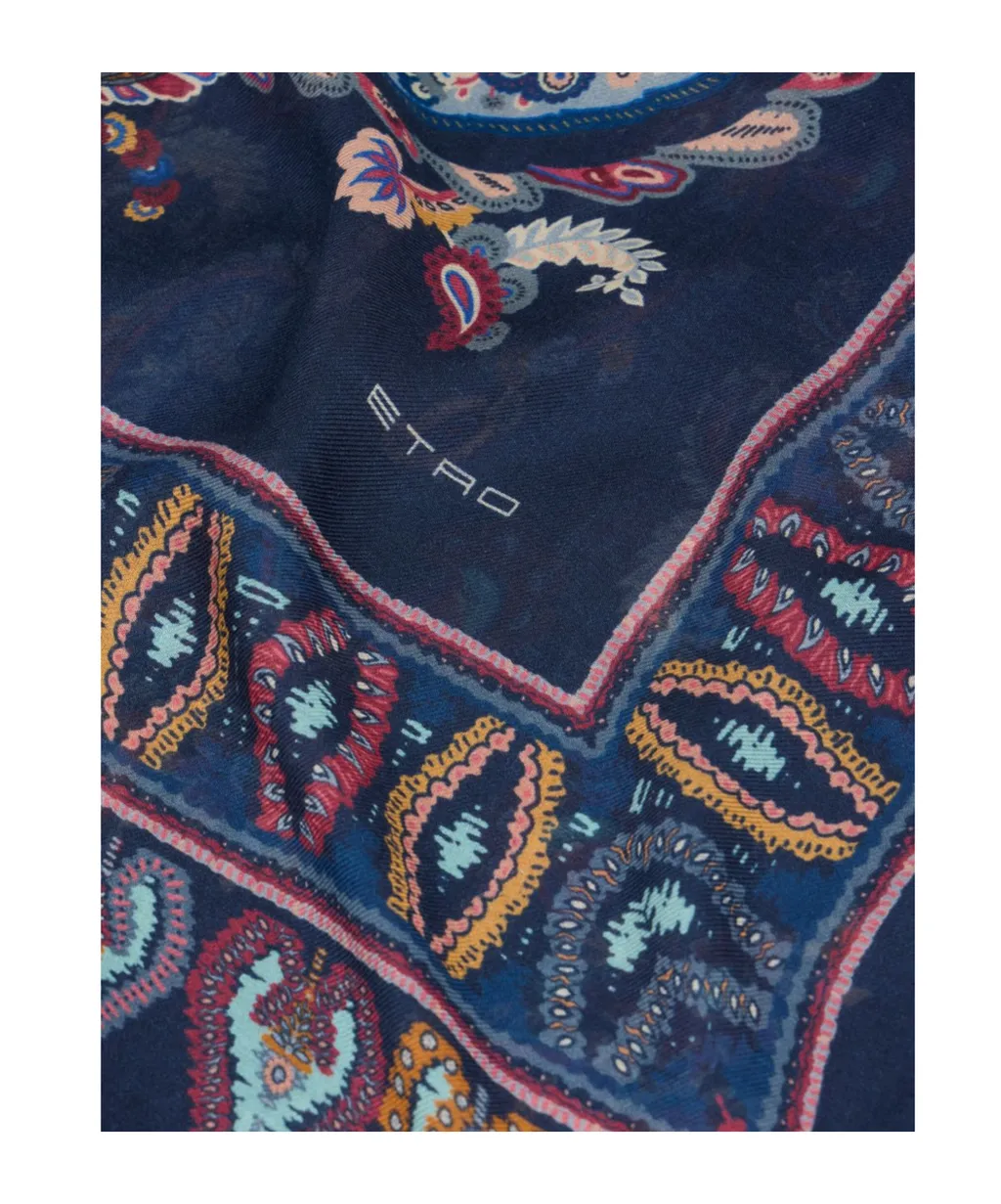 Etro Floral Paisley Scarf