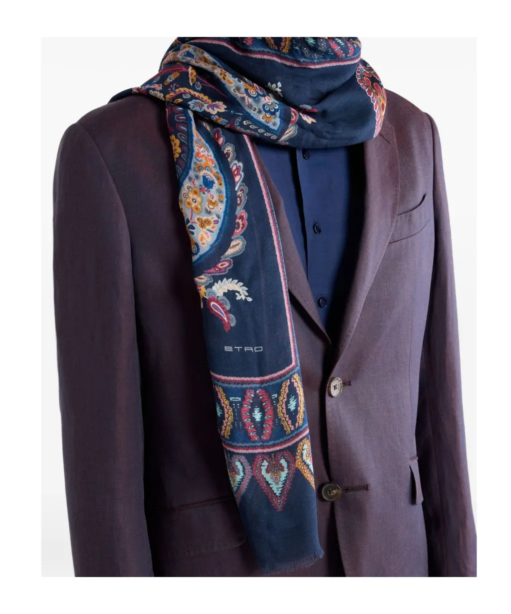 Etro Floral Paisley Scarf