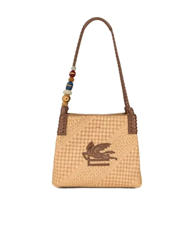 Etro Libra Small Beaded Shoulder Bag