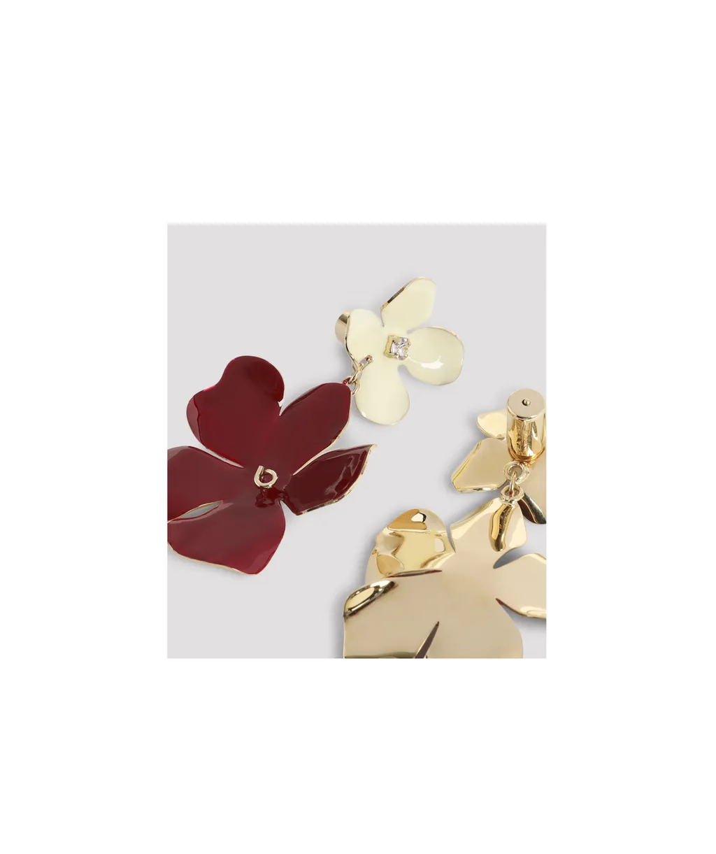 Marni Embellished Floral Motif Earrings