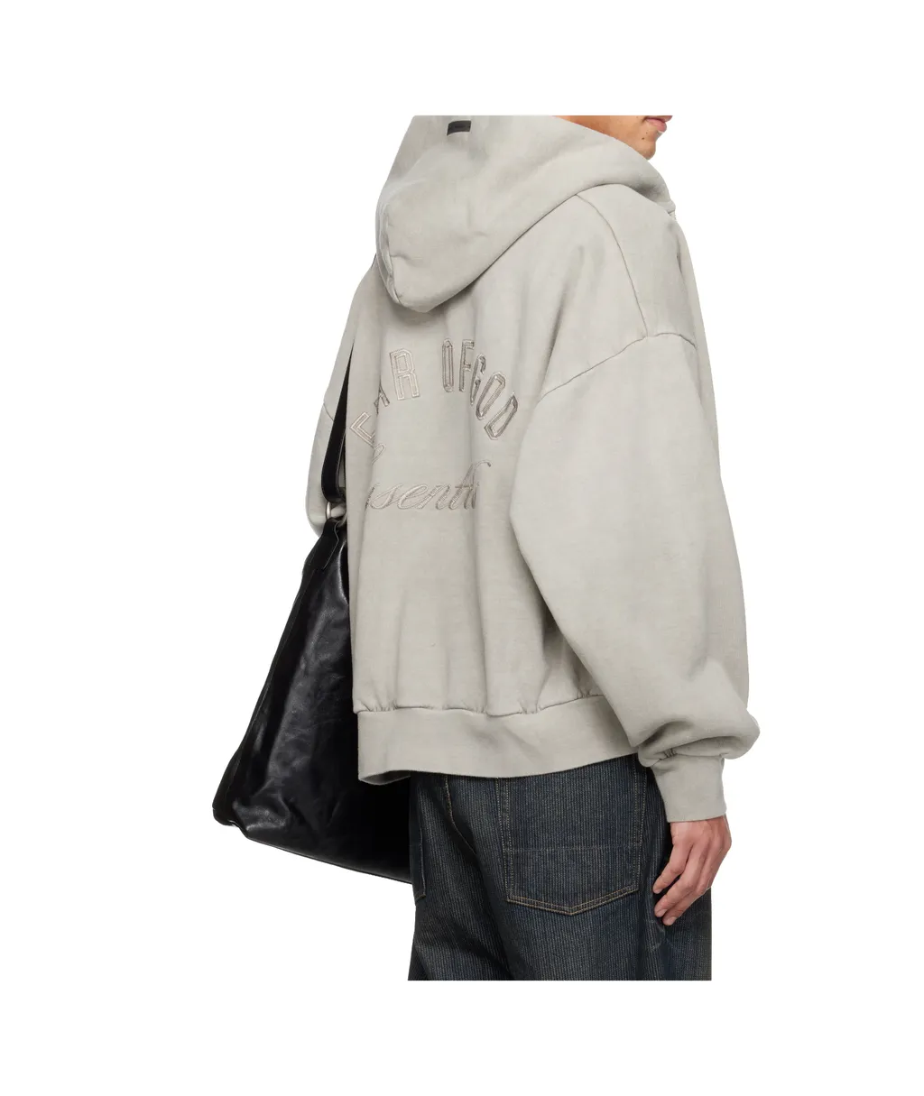 Fear Of God Essentials Embroidered Classic Full Zip Hoodie