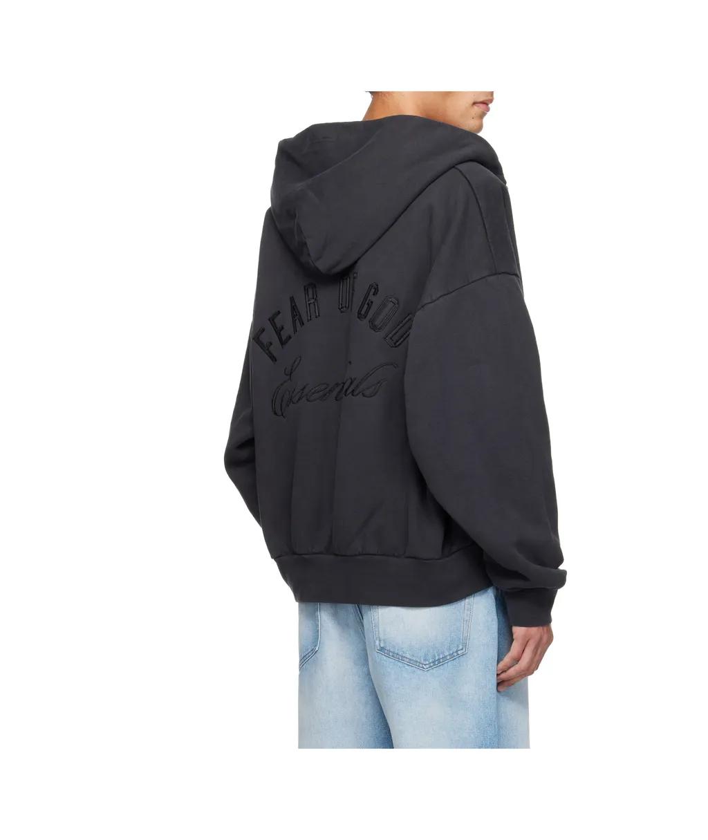 Fear Of God Essentials Embroidered Classic Full Zip Hoodie