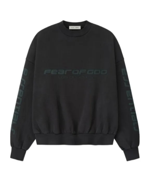 Fear Of God Essentials Los Angeles Heavy Fleece Cropped Sweatshirt