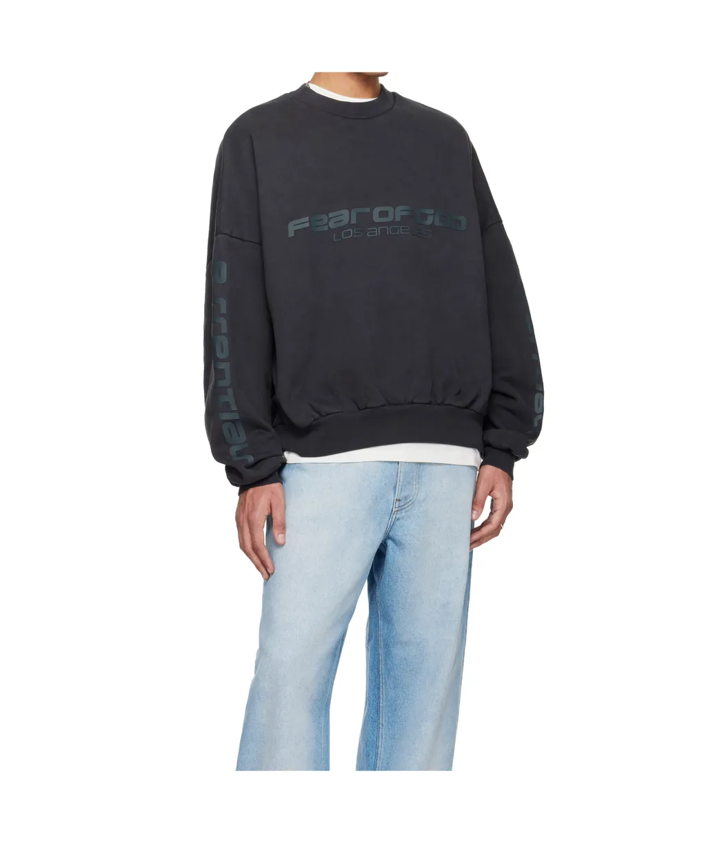 Fear Of God Essentials Los Angeles Heavy Fleece Cropped Sweatshirt