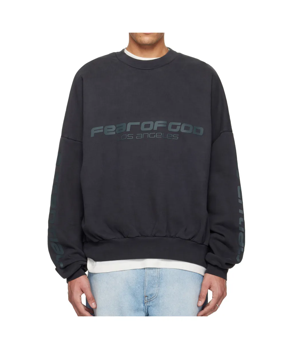 Fear Of God Essentials Los Angeles Heavy Fleece Cropped Sweatshirt