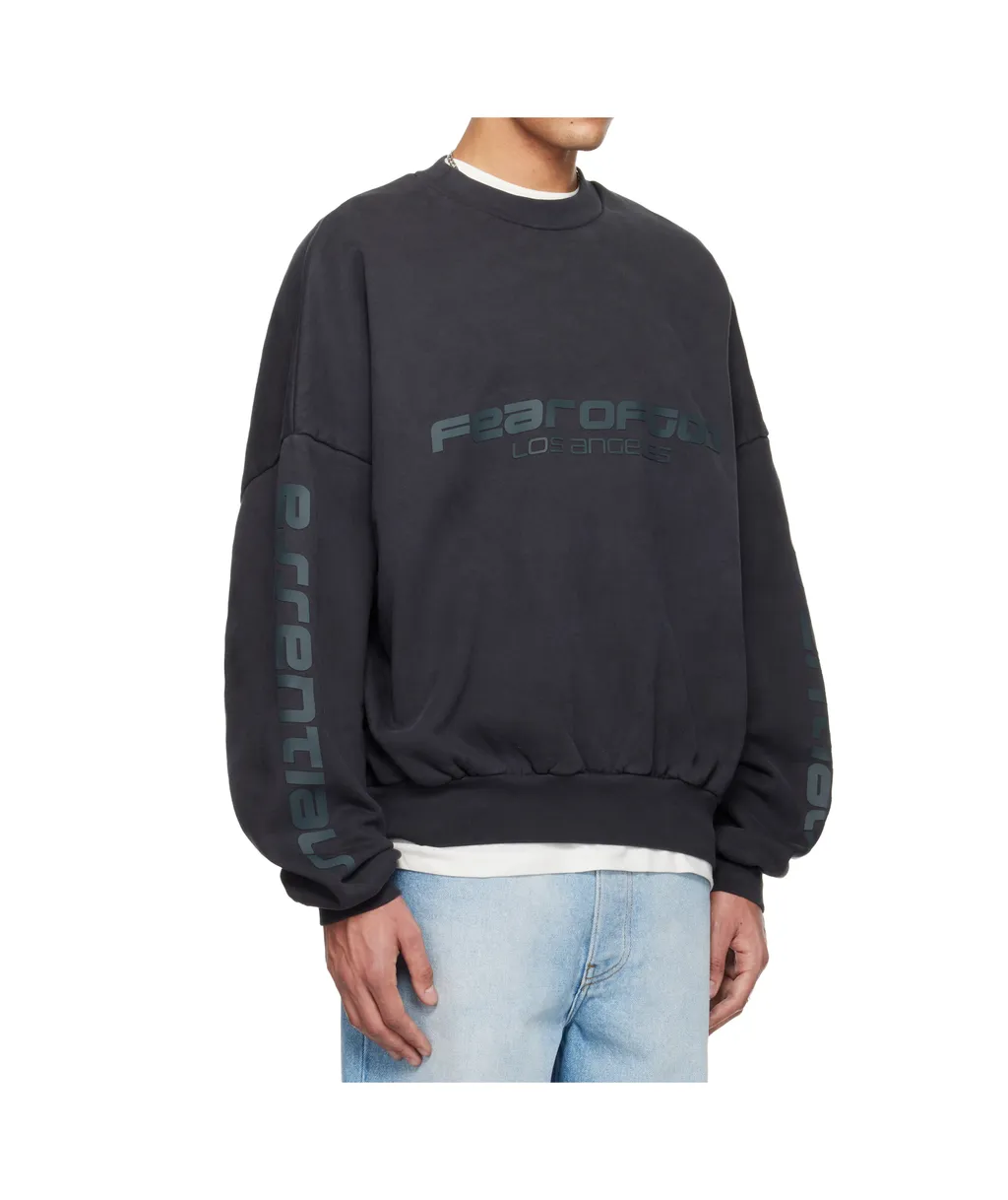 Fear Of God Essentials Los Angeles Heavy Fleece Cropped Sweatshirt