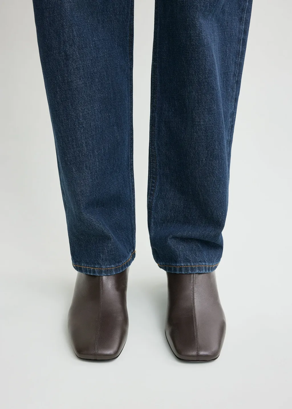 35Mm Nappa Ankle Boots