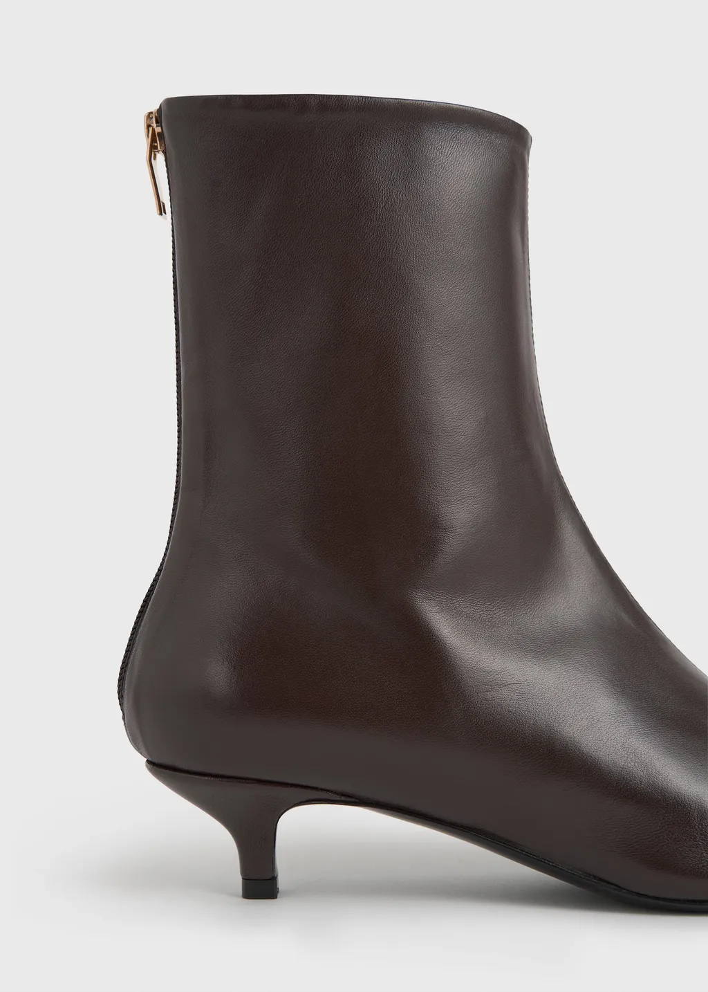 35Mm Nappa Ankle Boots