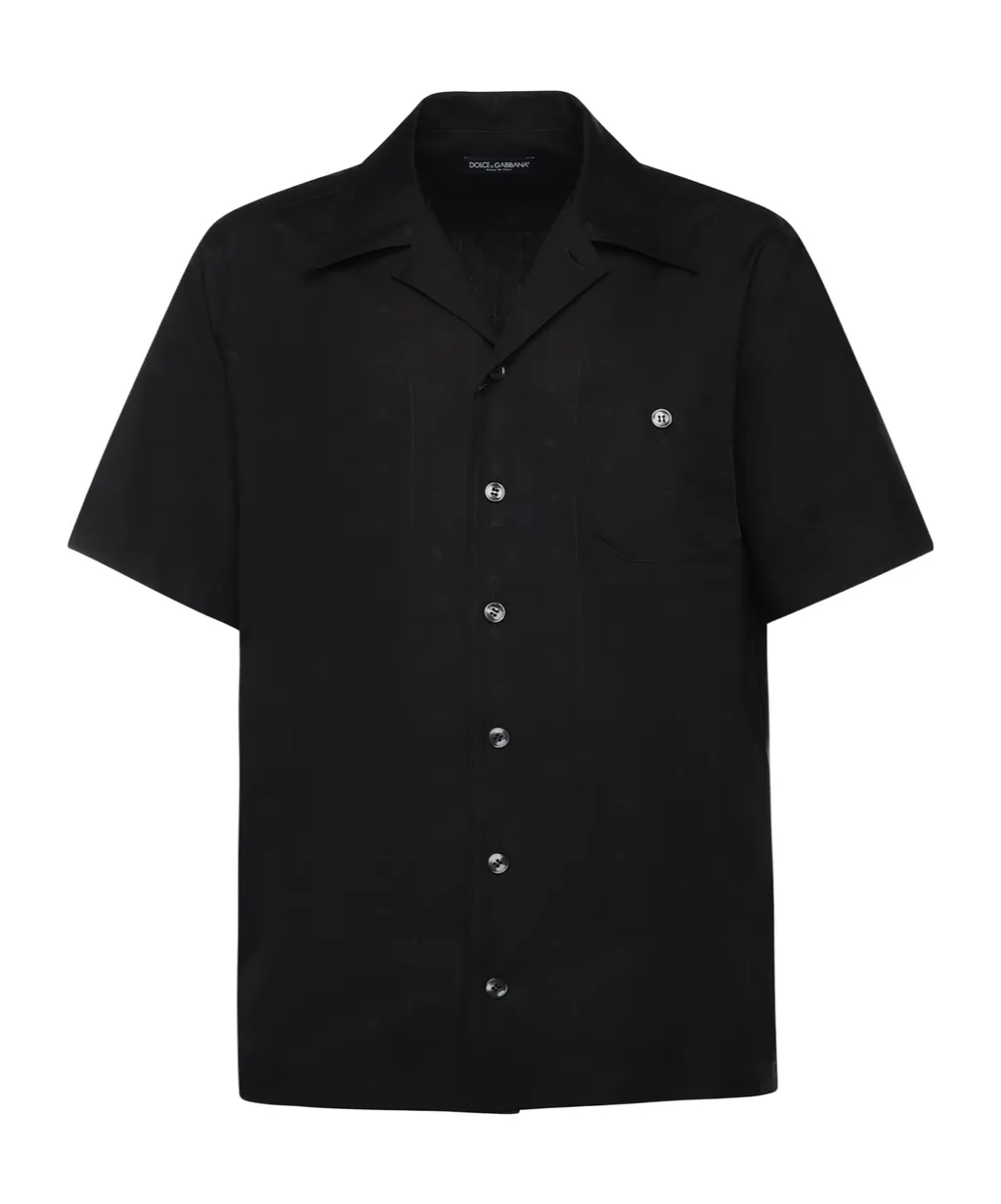Dolce & Gabbana Collared Short-Sleeve Shirt