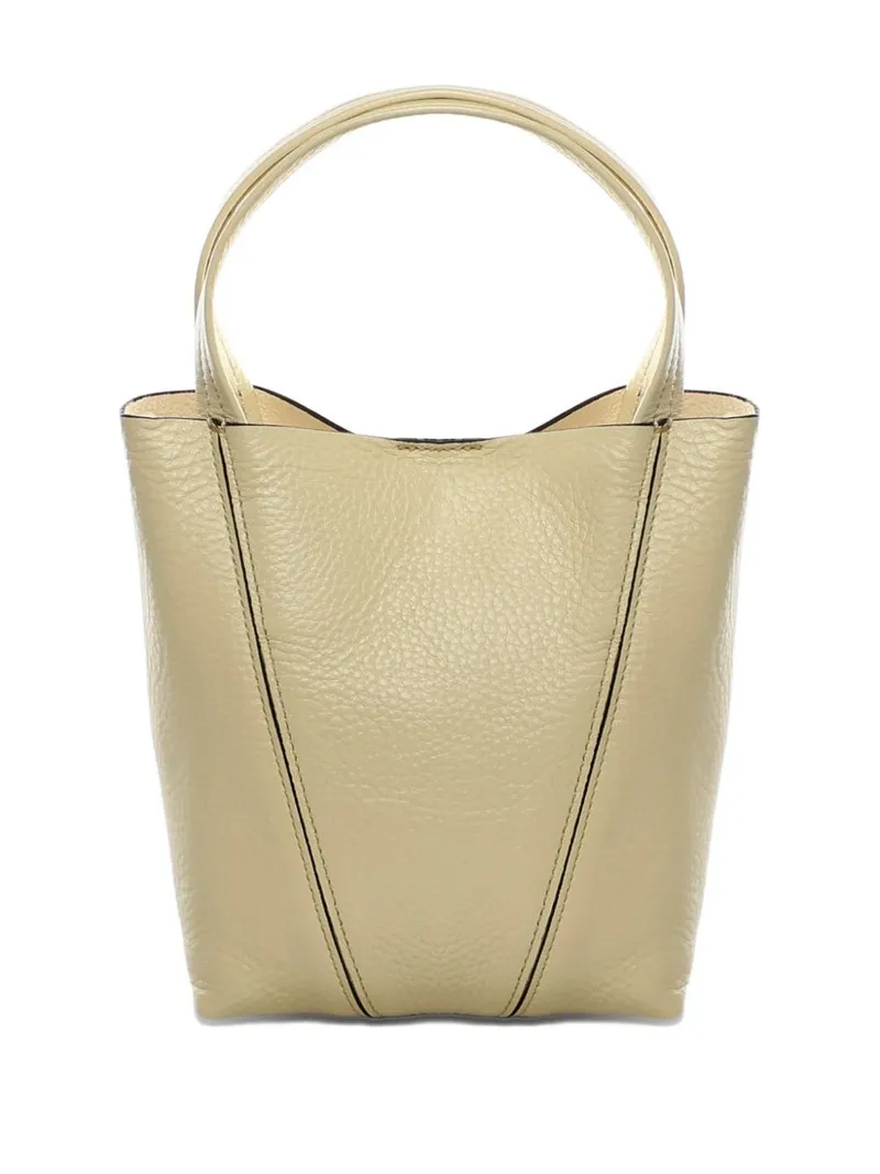 Chlo Spin Logo Printed Small Tote Bag