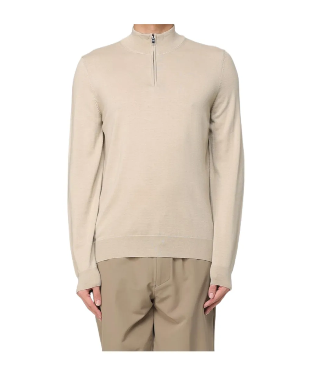 Boss Hugo Boss Half-Zip Knitted Jumper