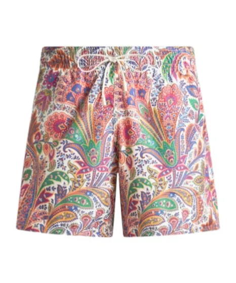 Floral Paisley Swim Shorts