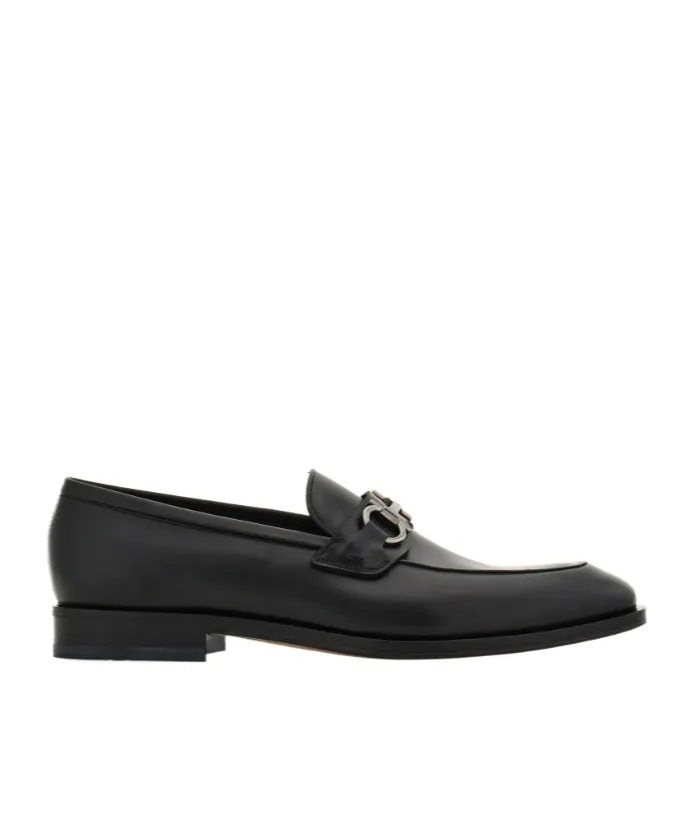 Ferragamo Gancini Buckle Loafers