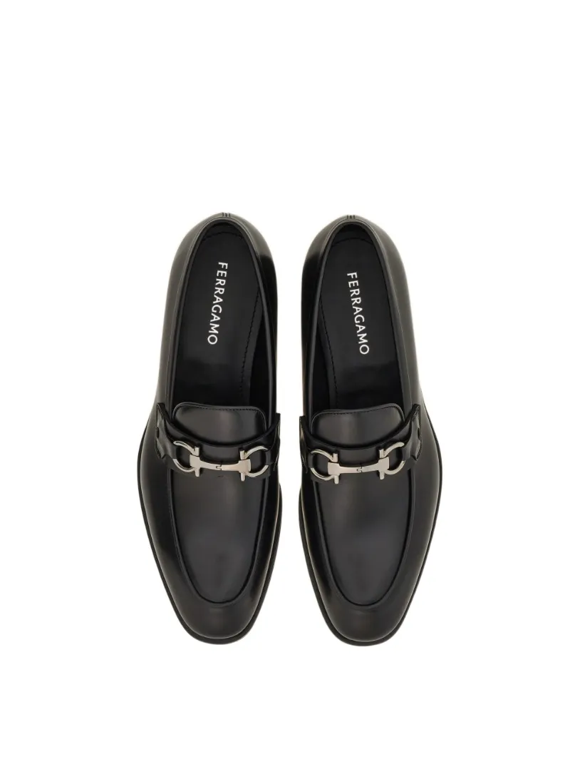 Ferragamo Gancini Buckle Loafers