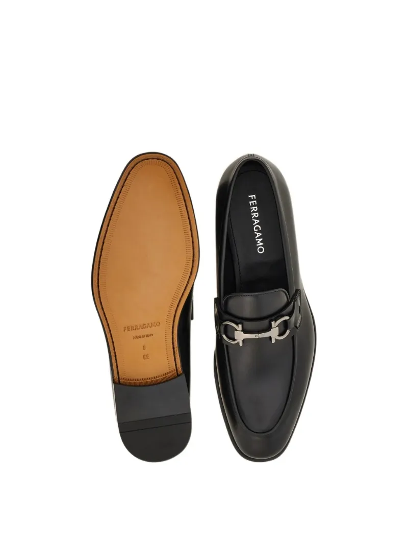 Ferragamo Gancini Buckle Loafers