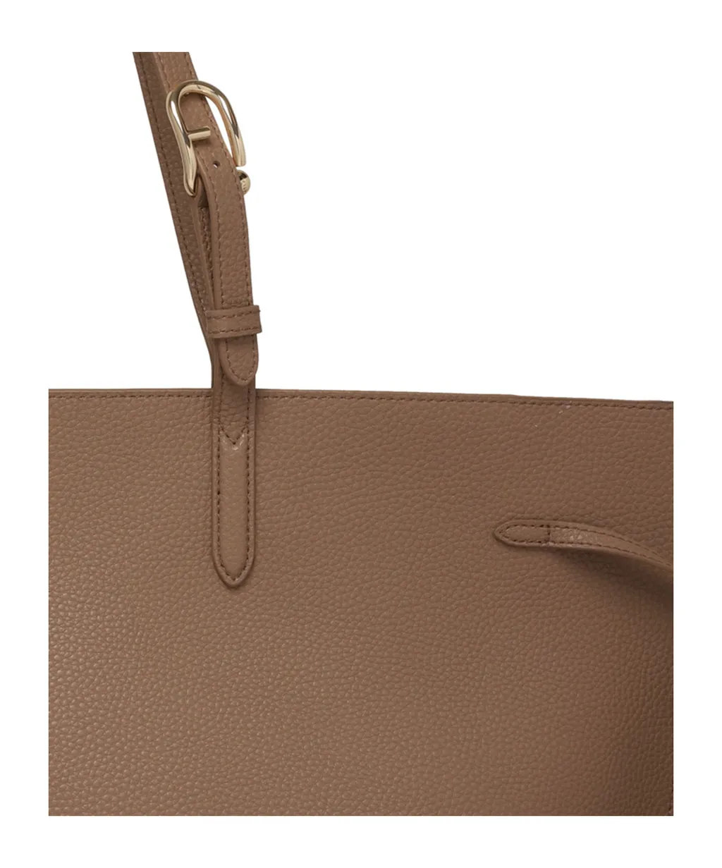 Furla Logo Lettering Drawstring Shoulder Bag