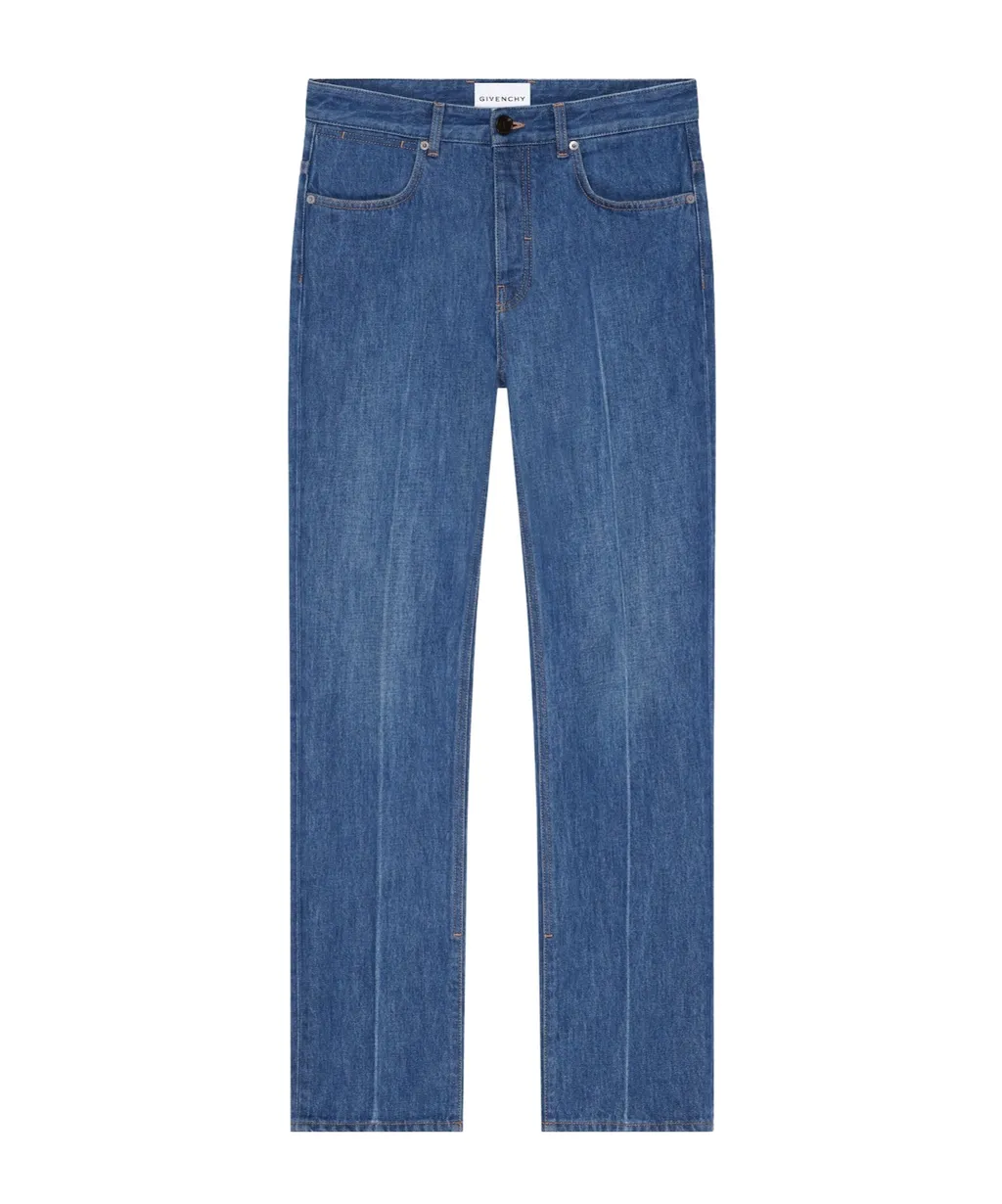 Givenchy Straight-Leg Shadow Washed Jeans