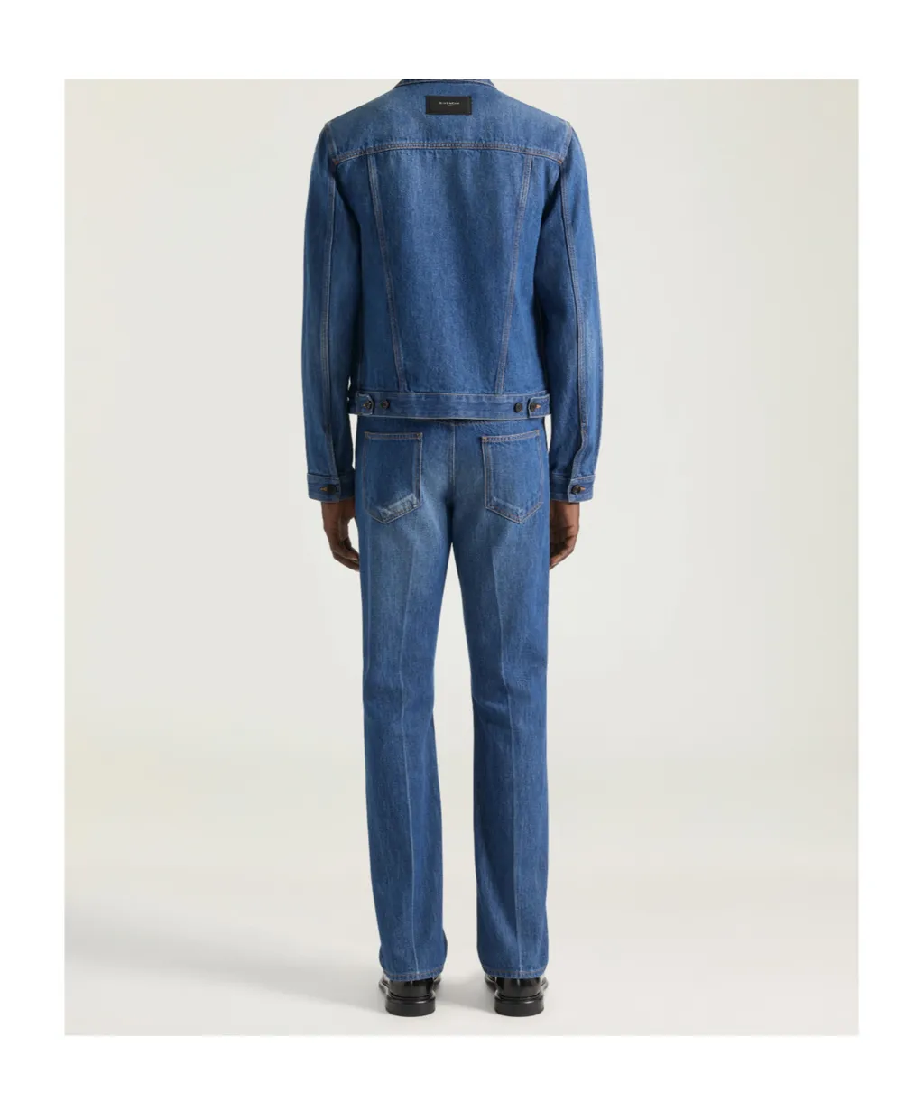Givenchy Straight-Leg Shadow Washed Jeans