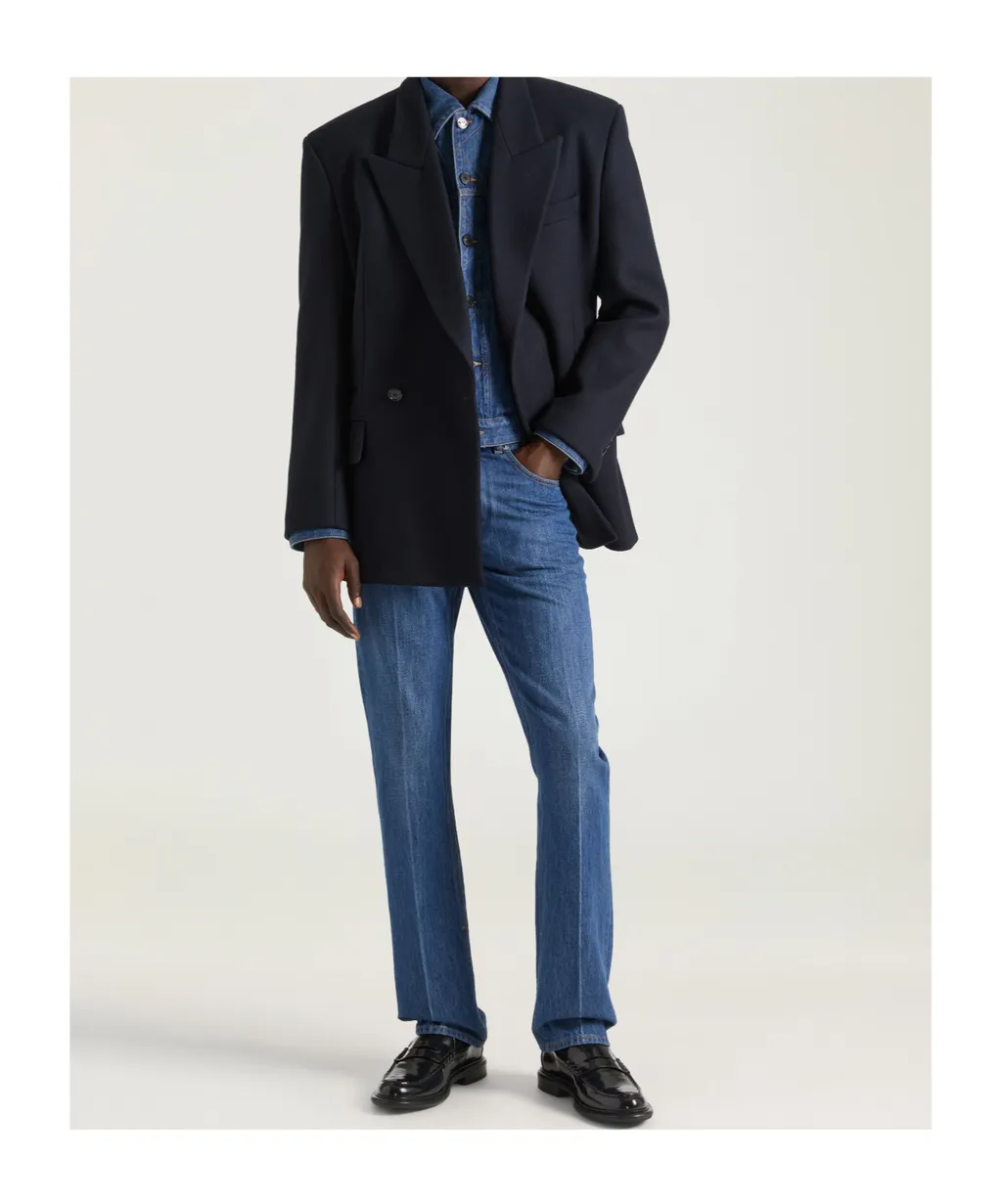 Givenchy Straight-Leg Shadow Washed Jeans