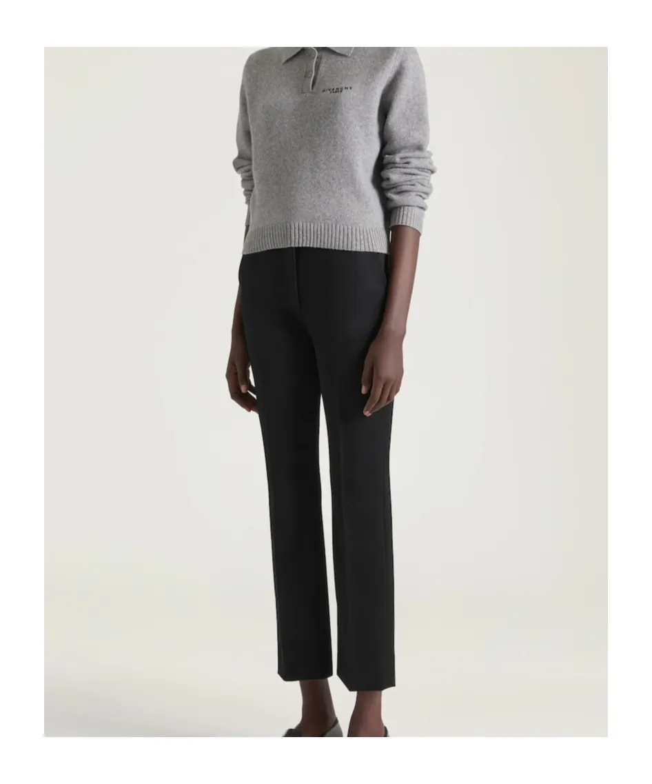 Slim Fit Tailored Pants In Crepe Cady