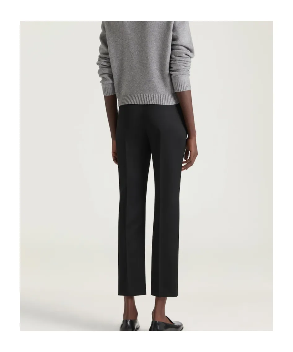 Slim Fit Tailored Pants In Crepe Cady