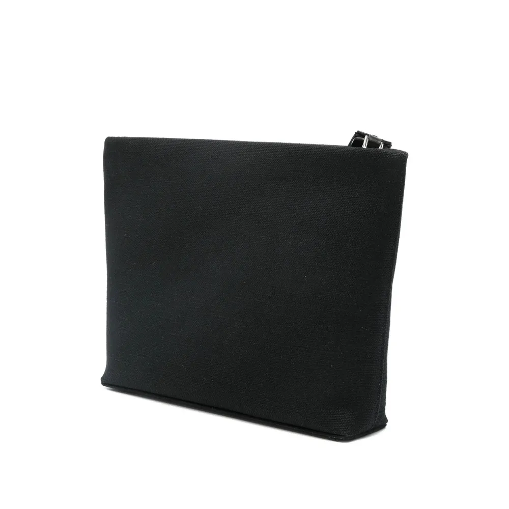 Givenchy Paris Signature Logo Zipped Pouc
