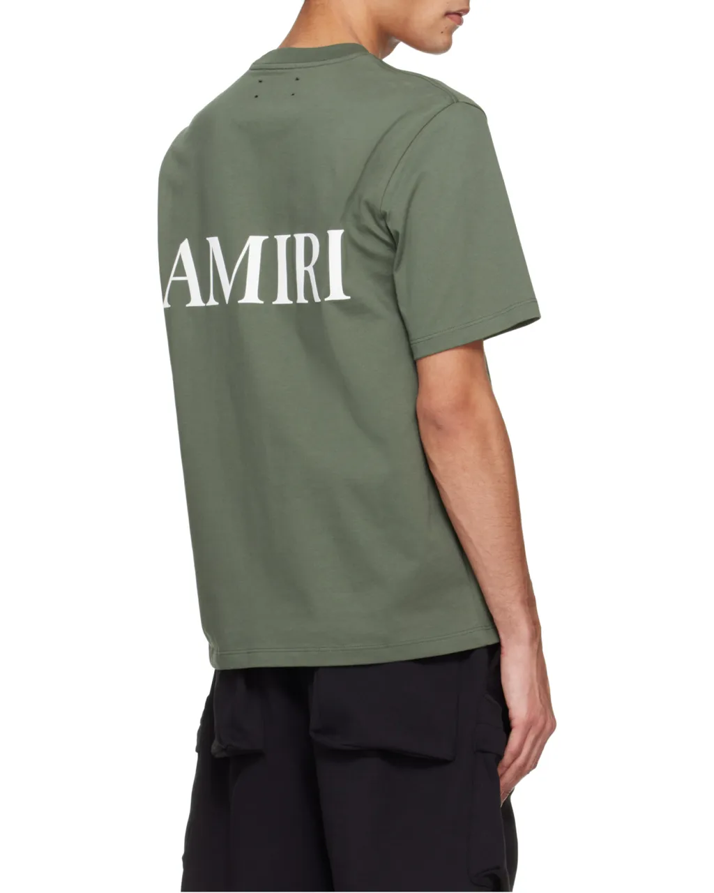 Amiri Ma Logo Printed Crewneck T-Shirt