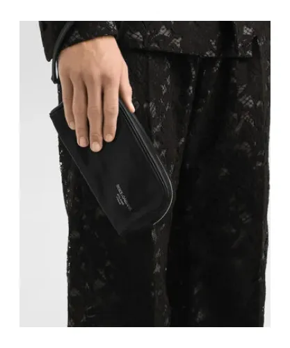 Dolce & Gabbana Tempesta Logo Printed Toiletry Bag