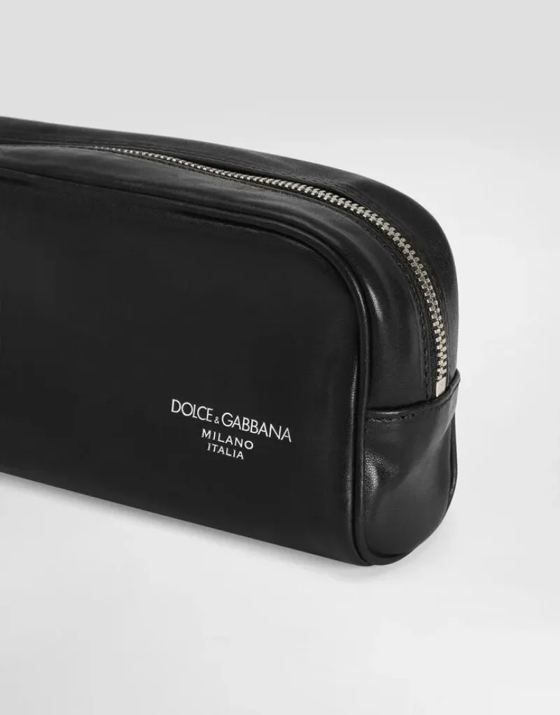 Dolce & Gabbana Tempesta Logo Printed Toiletry Bag