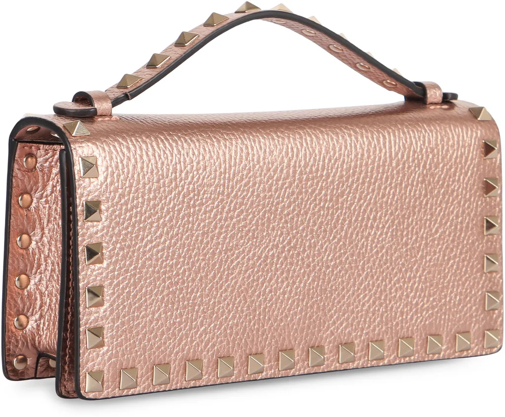 Valentino Garavani Rockstud Foldover Top Small Tote Bag