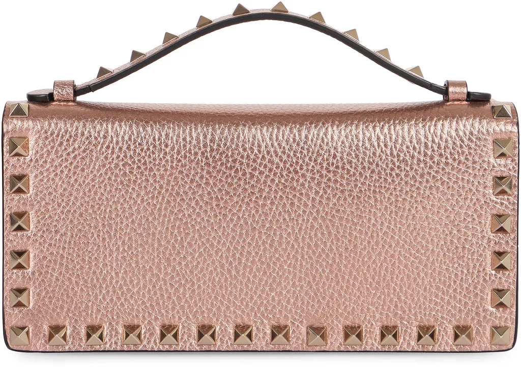 Valentino Garavani Rockstud Foldover Top Small Tote Bag