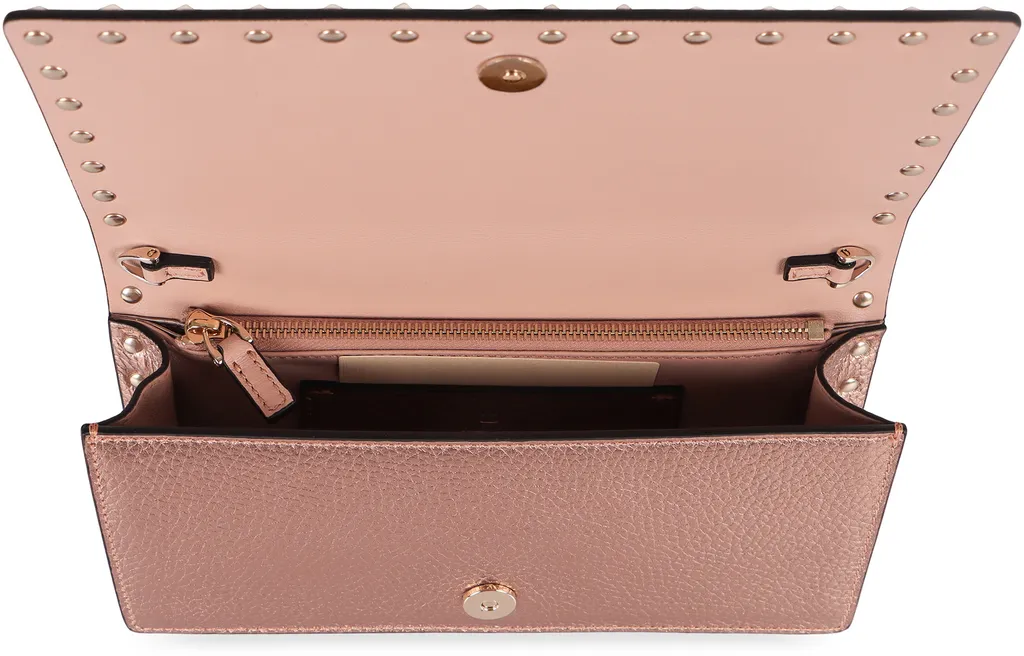 Valentino Garavani Rockstud Foldover Top Small Tote Bag