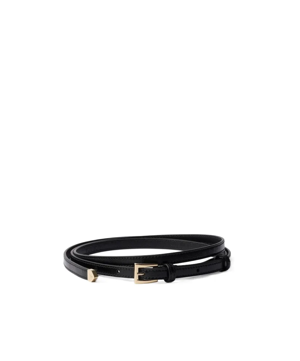 Prada Slim Buckle Belt