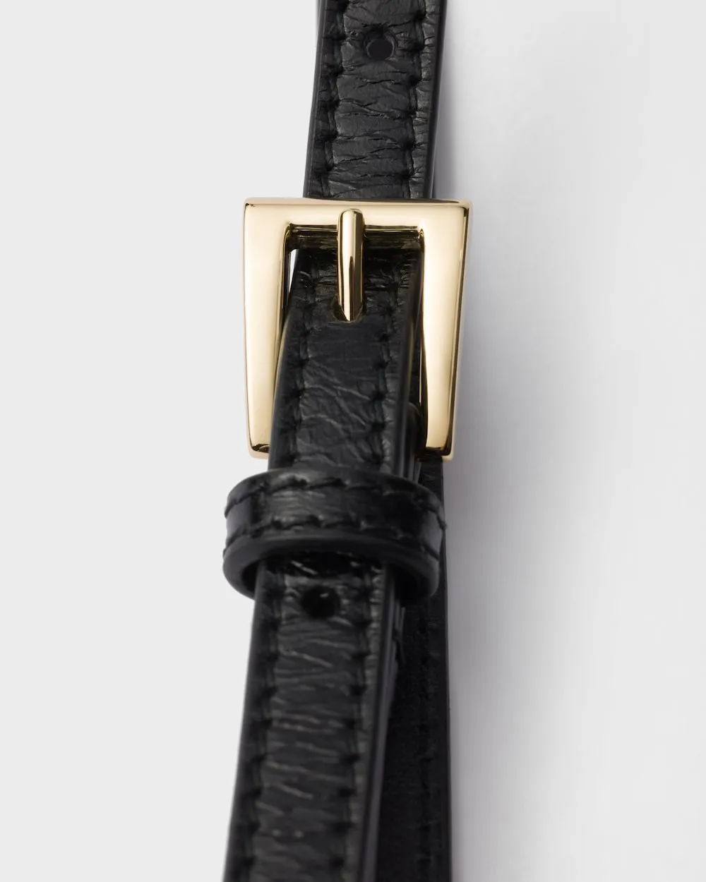 Prada Slim Buckle Belt